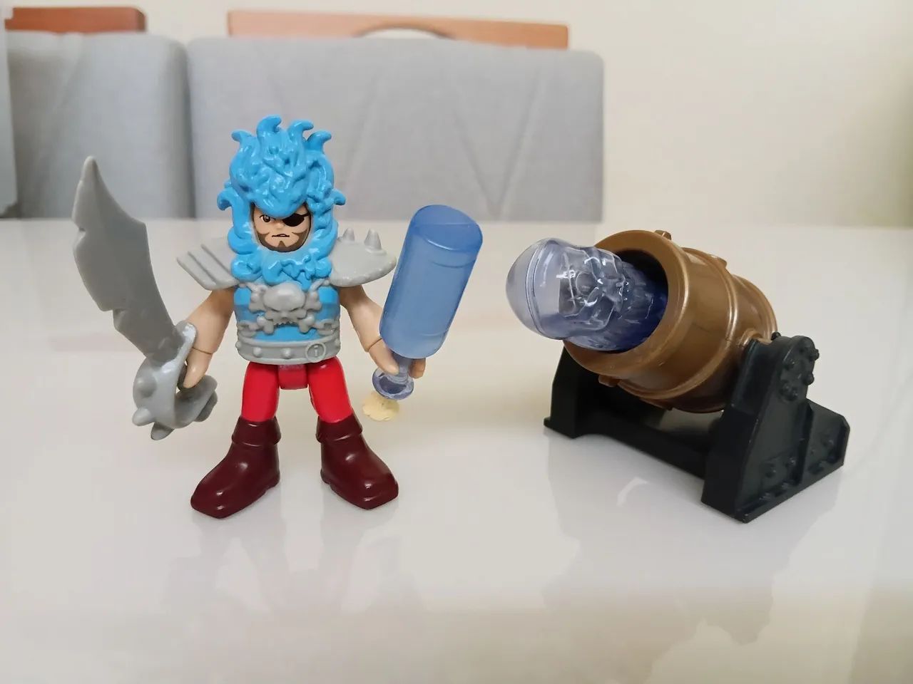 Boneco pirata com canhão imaginext  - Foto 2