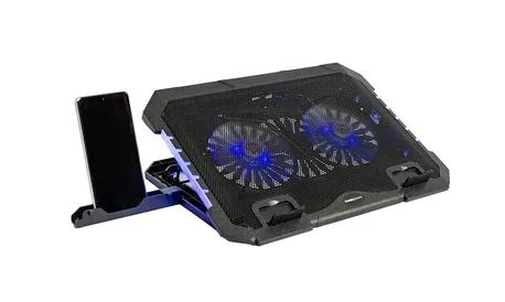 Suporte para Notebook Ajustável Kross com 2 Ventiladores e RGB