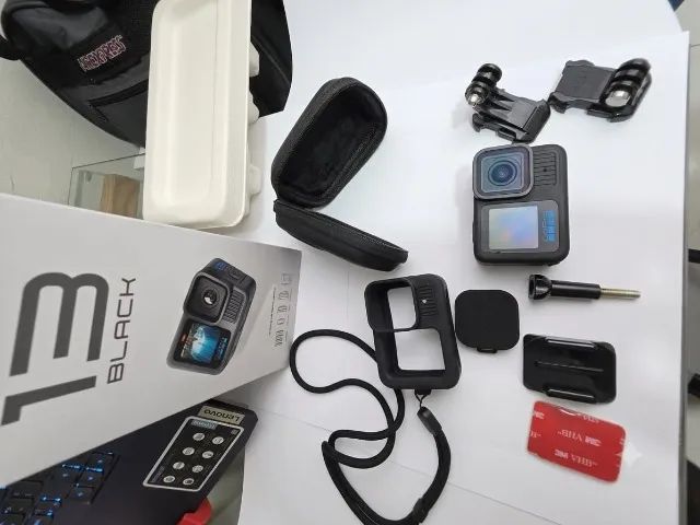 Gopro 13 black com case e acessórios e caixa original