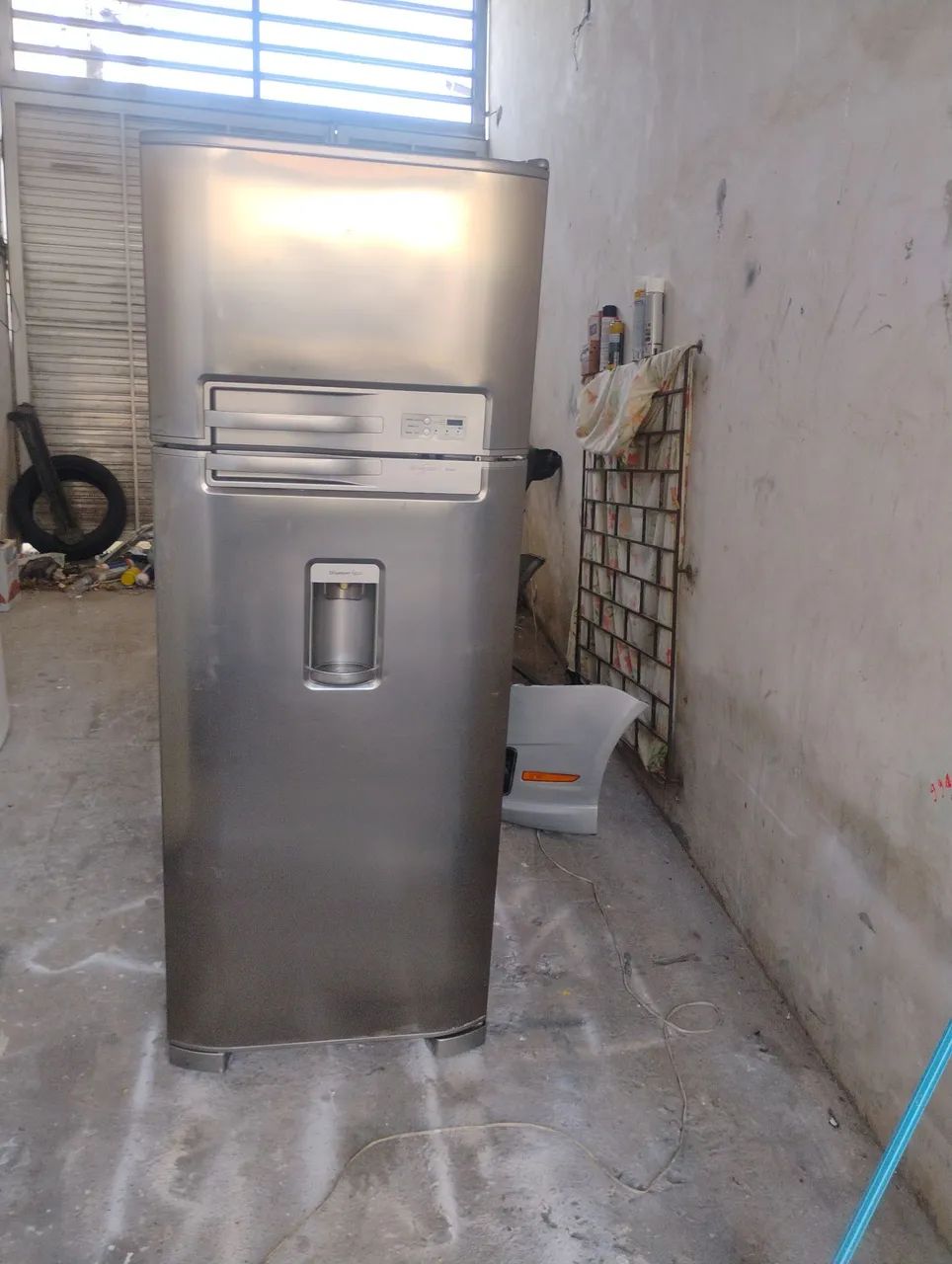 Geladeira inox Eletrolux 