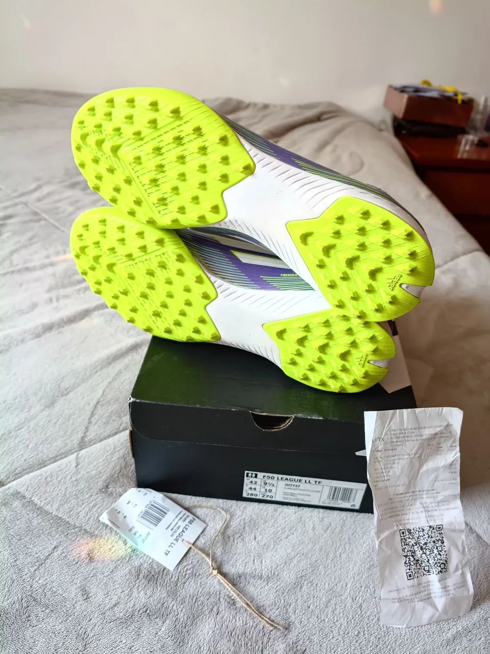 Chuteira Adidas F50 League Society 42 original  - Foto 4