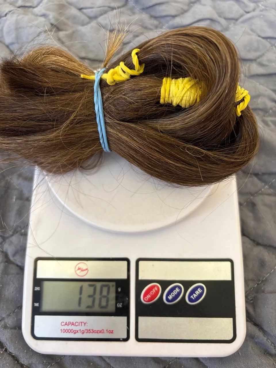 Cabelo humano brasileiro com luzes - 35 cm - 138 g - Foto 2