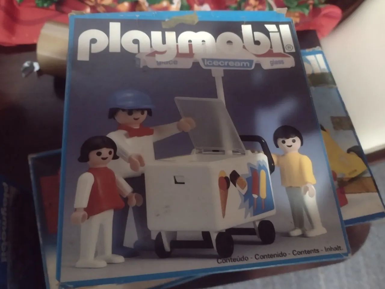Playmobil sorveteiro completo