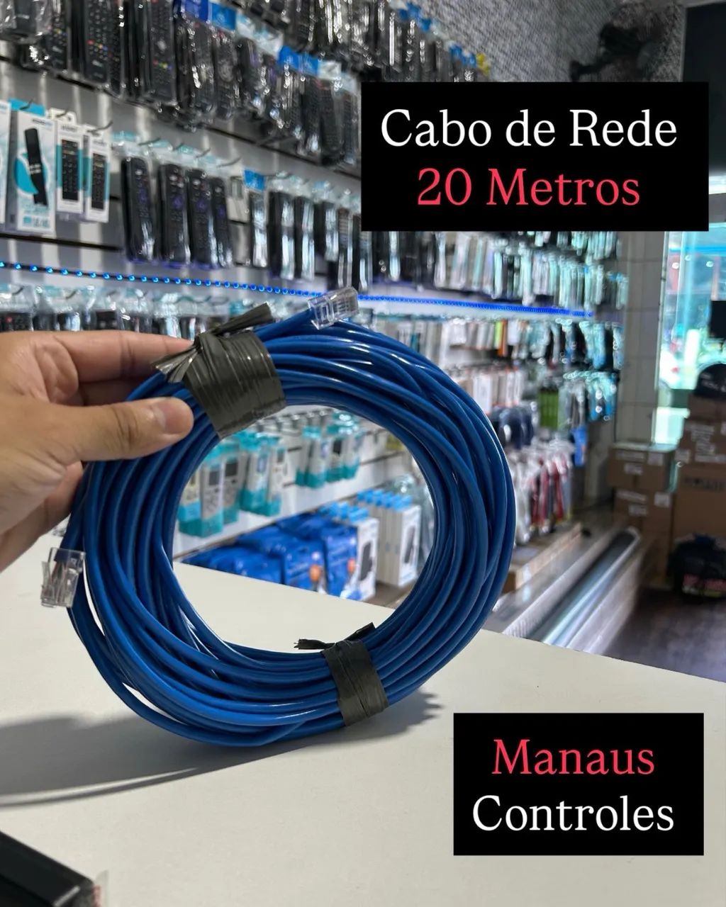 Cabo de Rede Internet 20 Metros - Promoção 