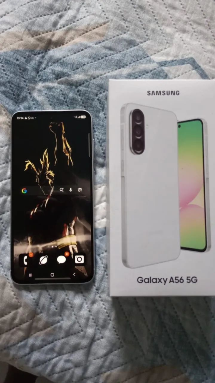 Samsung Galaxy A56 - 128GB Branco em perfeito estado - Foto 2