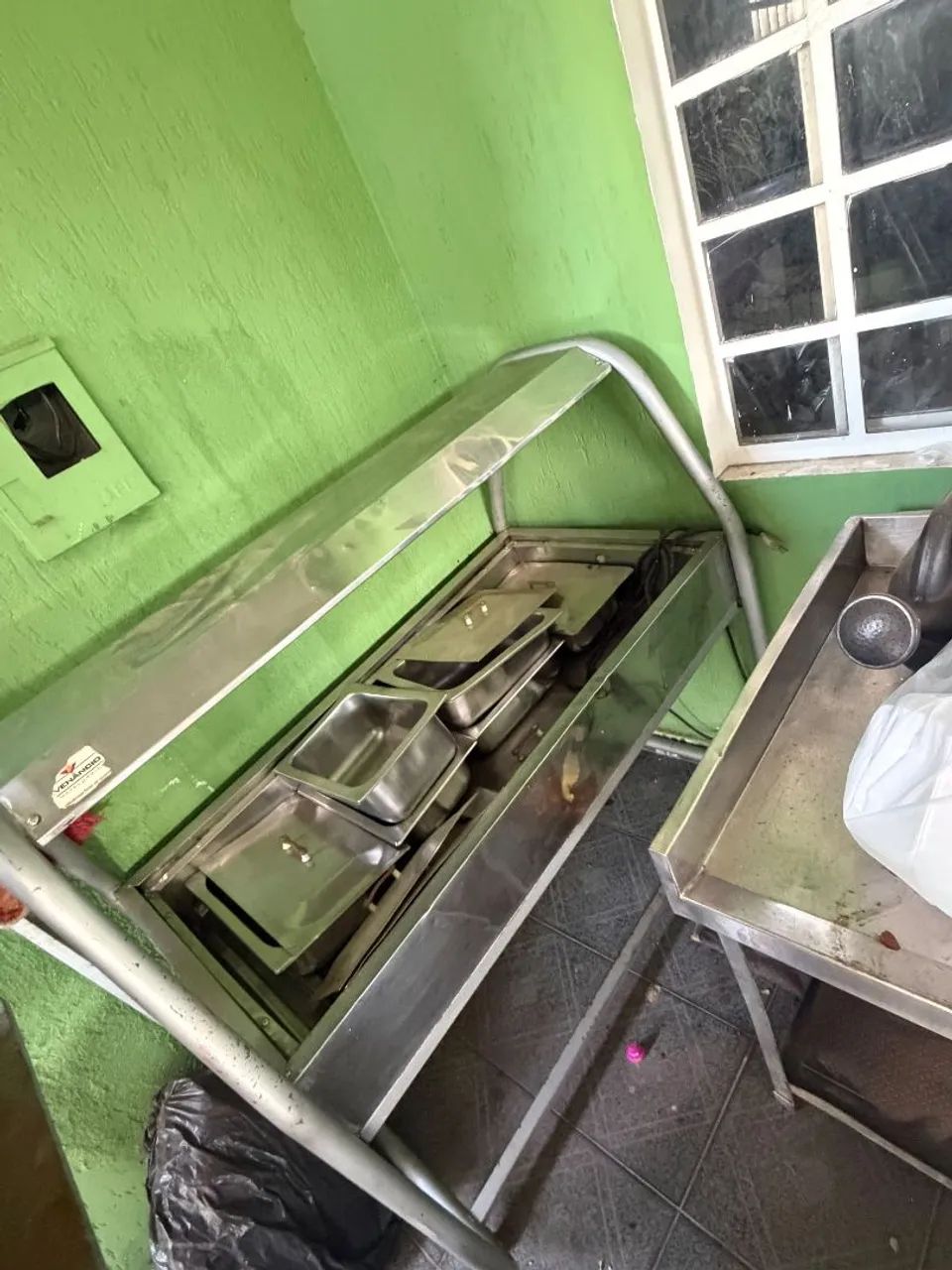 Buffet quente, Cuba. Com 6 cubas. - Foto 2