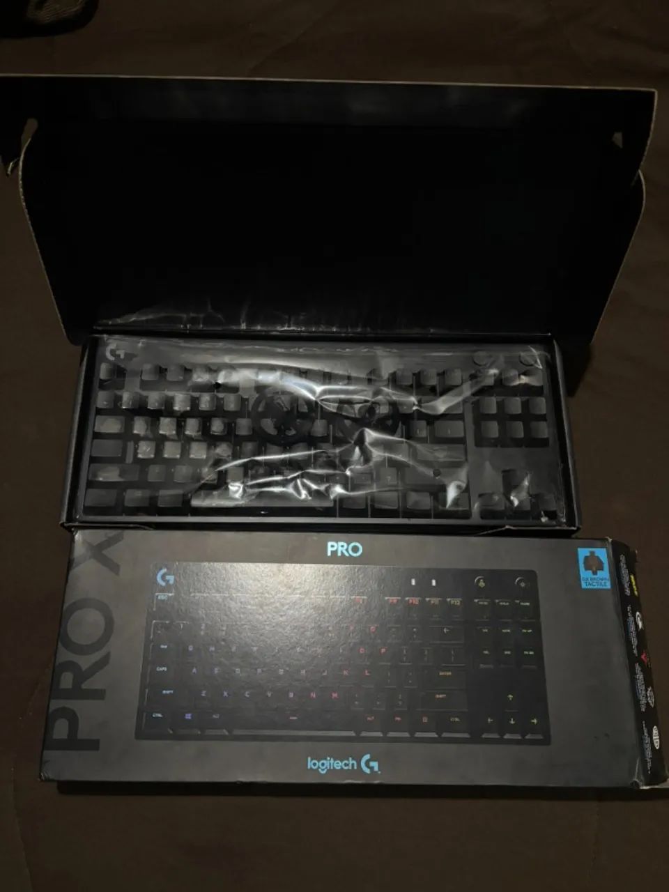 Teclado Mecânico Logitech G PRO GX BROWN