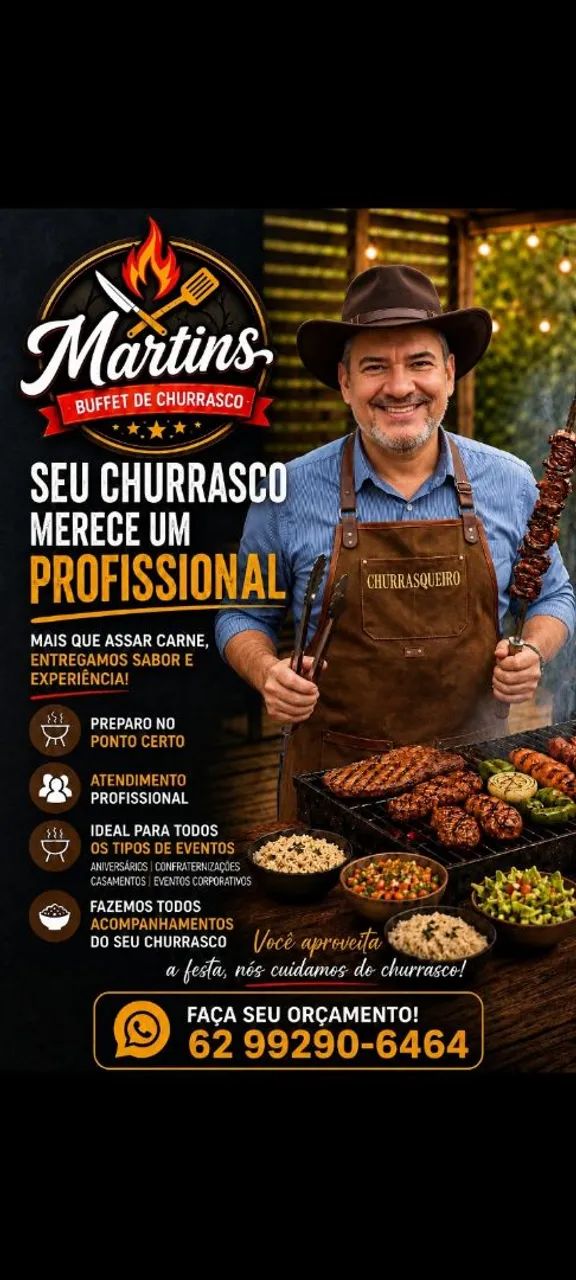 Churrasqueiro e cozinheiro 