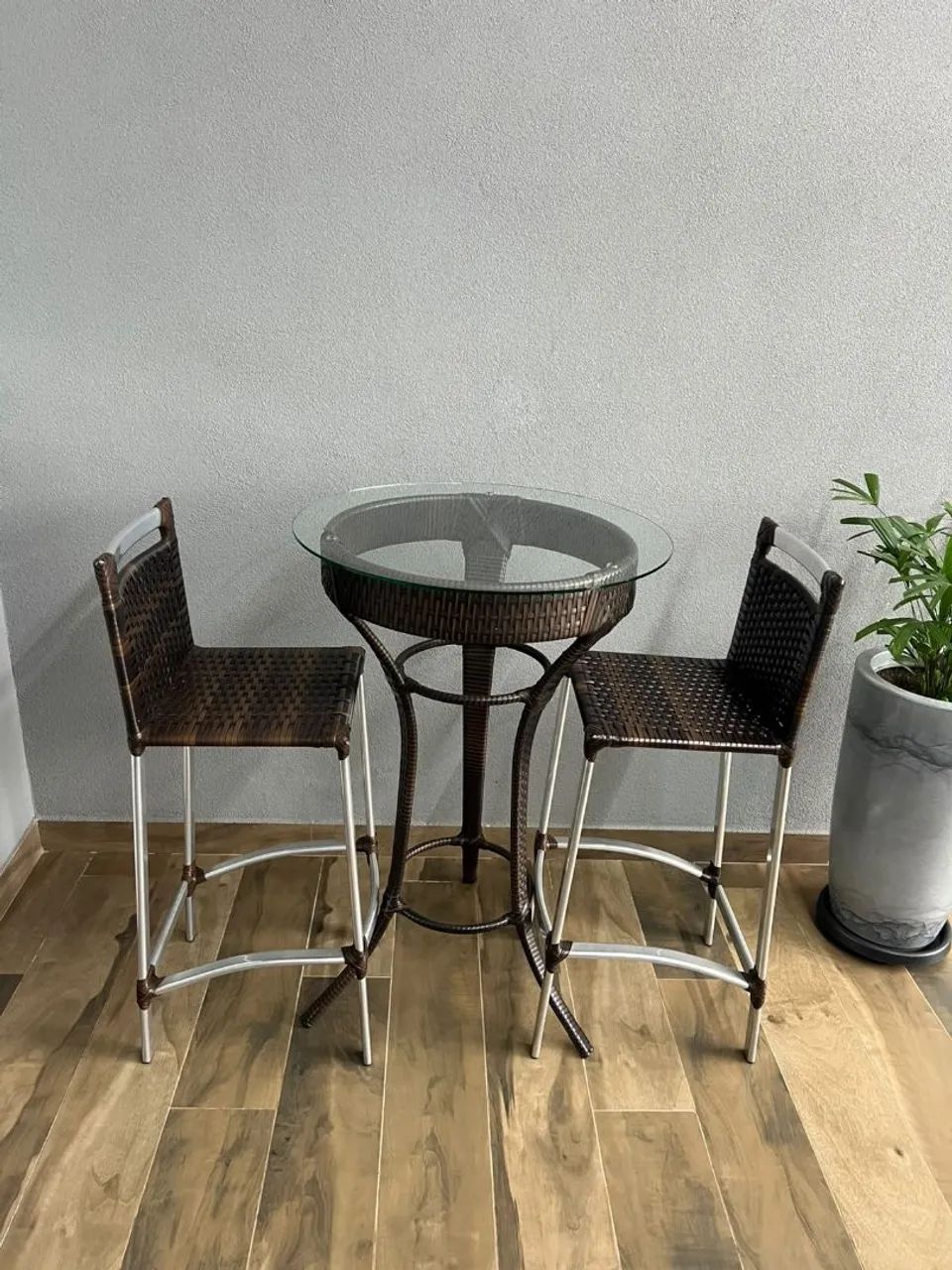 Conjunto Mesa Bistrô c/ 2 Cadeiras