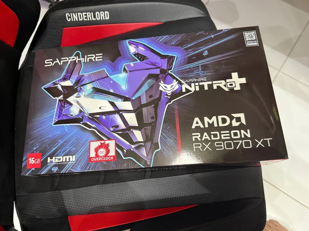 Placa de Vídeo AMD Radeon RX 9070 XT 16gb Sapphire Nitro