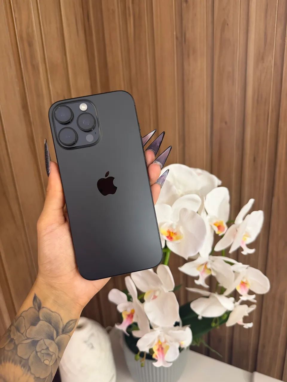 iPhone 16 Pro Max 256GB Titânio Preto - Foto 3