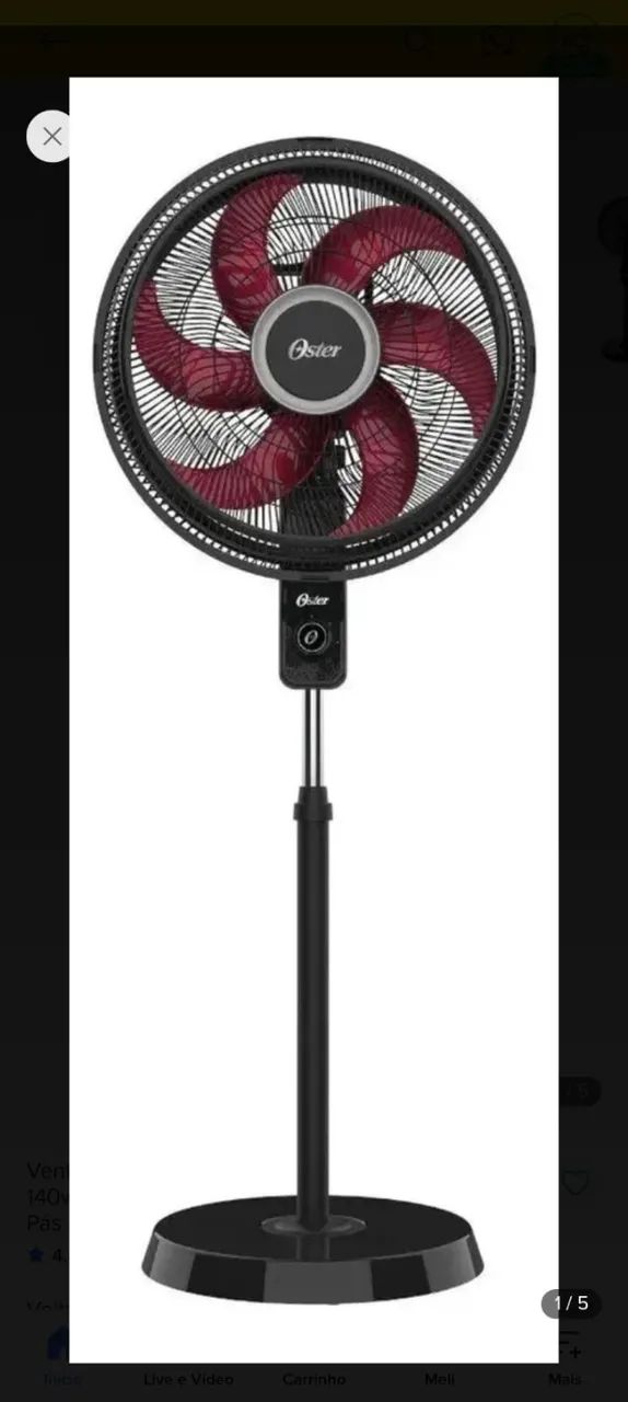 Ventilador de coluna OSTER 