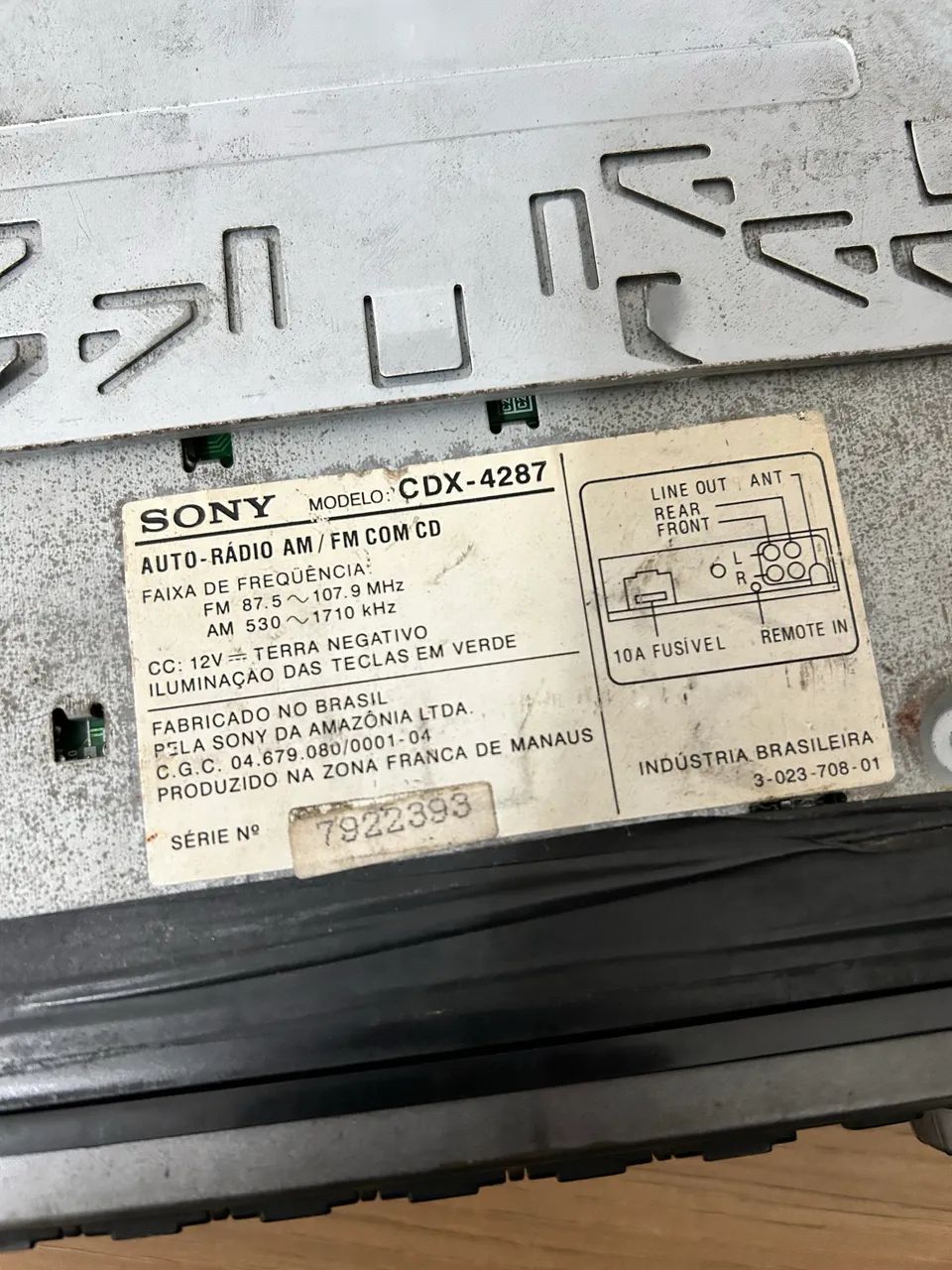 Rádio CD Sony CDX-4287 - Foto 4