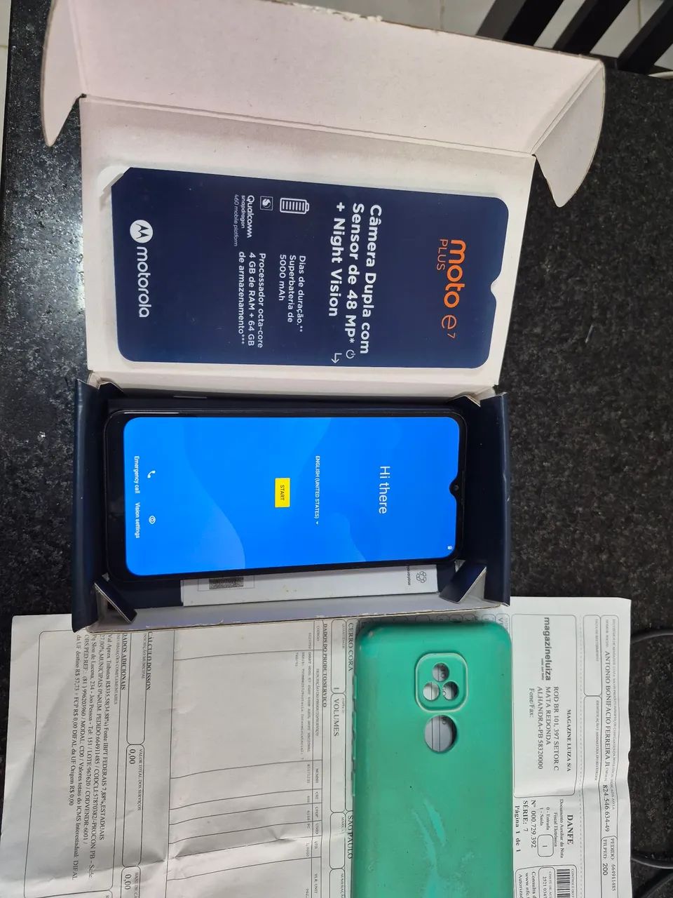 Celular usado Moto e7 PLUS - Foto 3