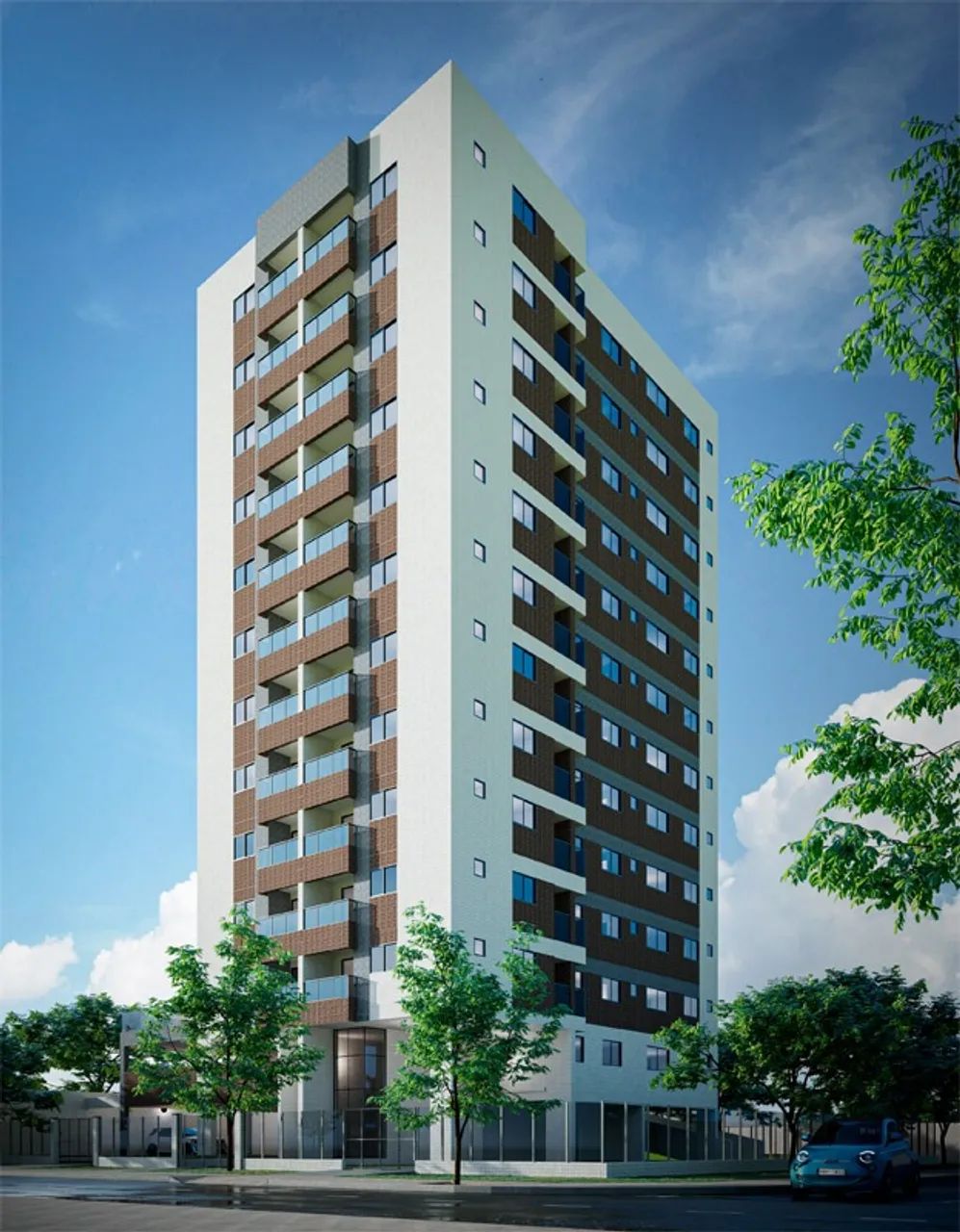 Studio Praça do Parnamirim, 01 quarto, 32m²