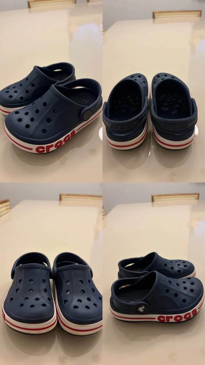 Crocs azul c7 - Foto 2