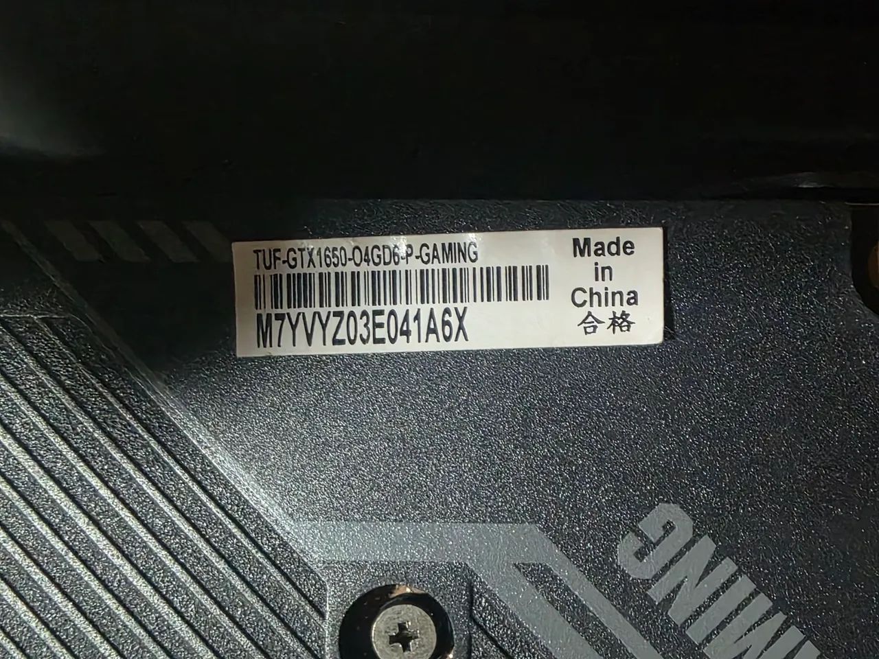 GTX 1650 TUFF GAMING 4GB - Foto 4