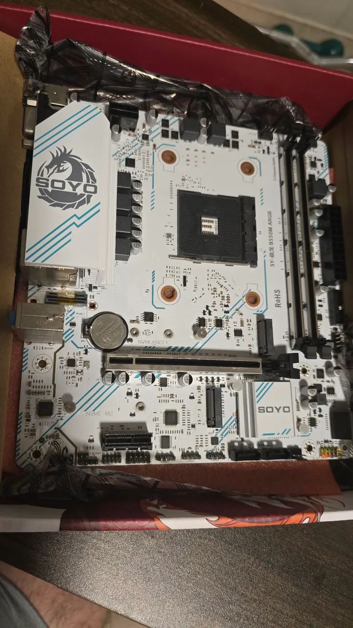 B550 argb soyo branca - Foto 5