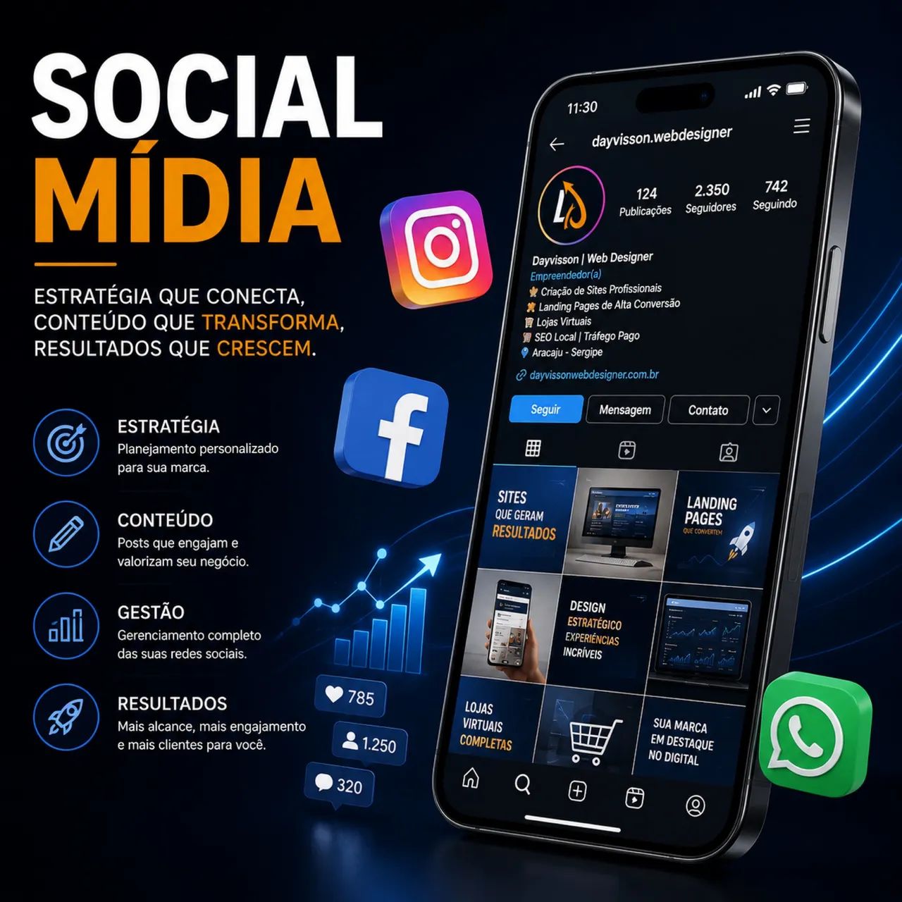 Criação de Sites Profissionais em Sergipe | Web Designer - Foto 4