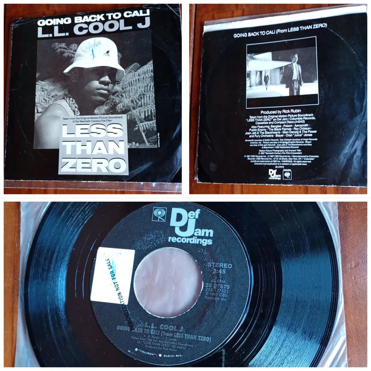 LL Cool J CD セット hiphop Vinil LL Cool J - Going Back to Cali Compacto 7 polegadas