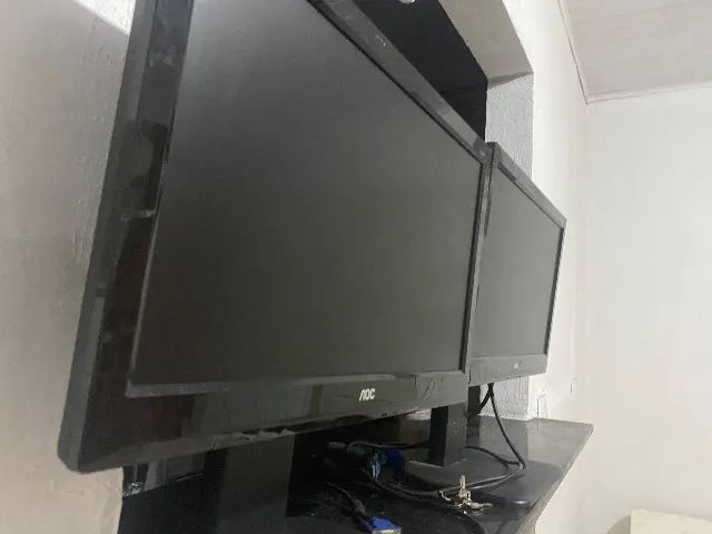 2 monitores 19 polegadas AOC