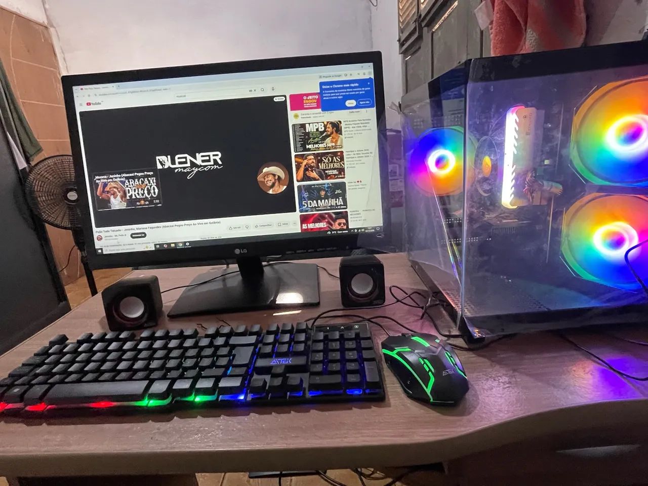 PC Gamer Completo 16GbRAM / SSD480Gb/ Monitor 22 Polegadas (Grande) - Foto 2
