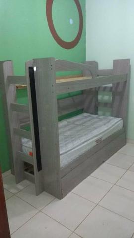 Cama Triliche montado em otimo estado