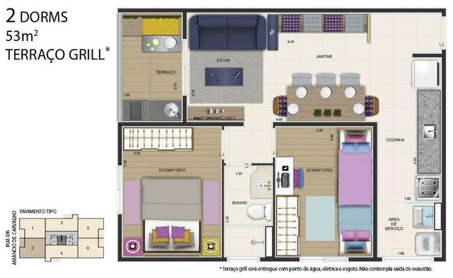Apartamento 2 dorms,1 vaga, Baeta Neves São Bernardo do Campo - Foto 12