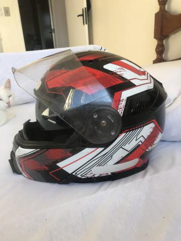 Capacete HELT escamoteavel com sobre viseira - Foto 3