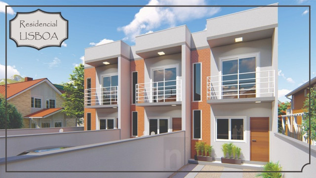 Casa Geminada com passagem lateral na Limeira, Brusque-SC - Foto 3