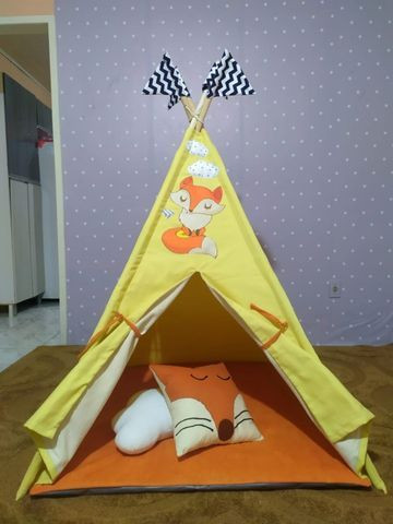Cabana Infantil Barraca Tenda Com Colchonete - Foto 2