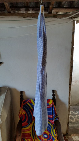 Vestido de Linho Xadrez da Richards - Foto 4