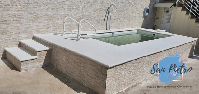 Borda para piscina ( borda boleada atérmico em cimentício ) - Foto 4