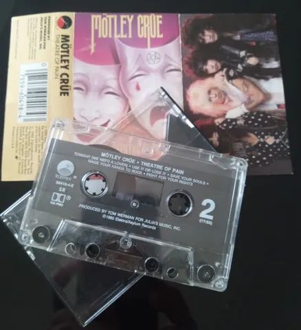 Fita K7 Motley Crüe Theatre Of Pain Original Importada 