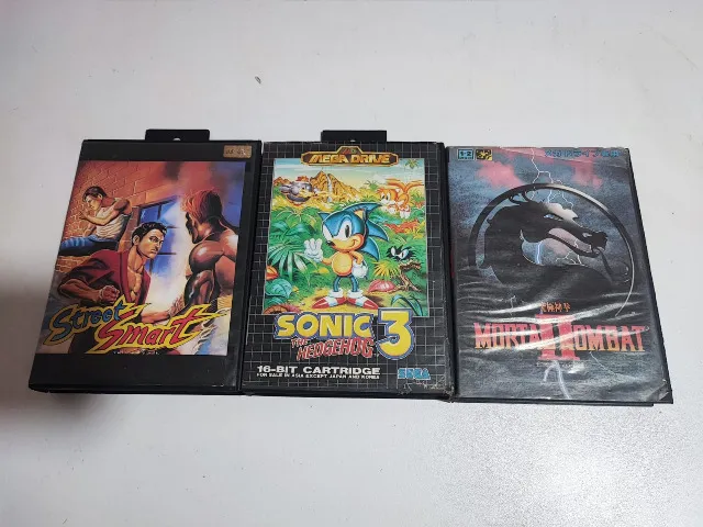 Cartão de jogo para sega mega drive, 16 bit md cartão de jogo