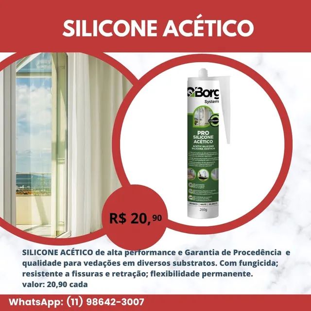 Silicone acético  - Foto 2