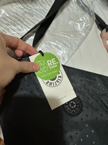 Bolsa Kipling Art XS Multi Preto - Foto 3