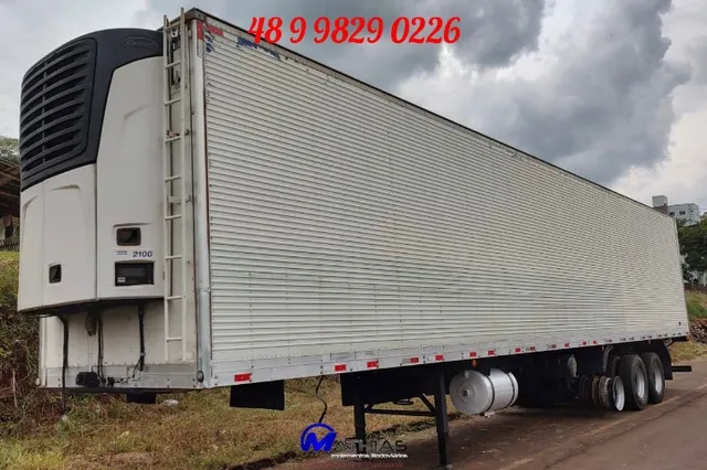 Carreta frigorífica 28 pallets Marca Randon Ano/mod 2006 Rodas raiada Altura interna li
