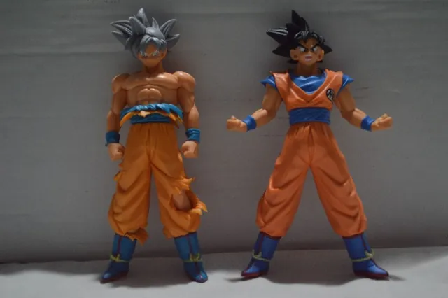 Boneco Dragon Ball Z Goku Instinto Superior Articulado + Acessórios 15 cm  Action Figure Colecionável Presente De Aniversário Decoração