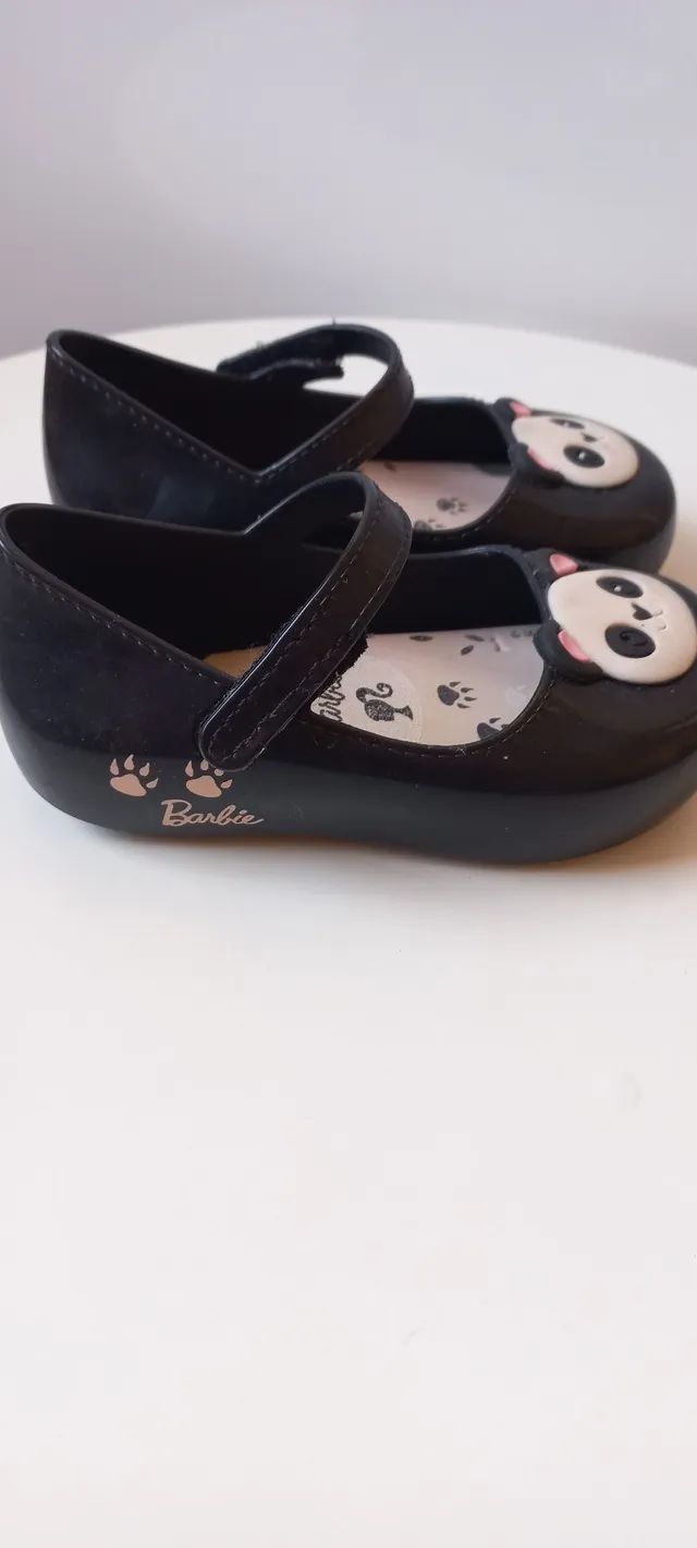 Sapatilha N°20/21 Barbie Panda Preto - Foto 4