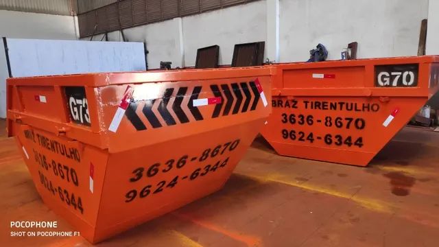 Container Almoxarifado escritorio e Caçambas para poly guindaste, Caçambas estacionária - Foto 5