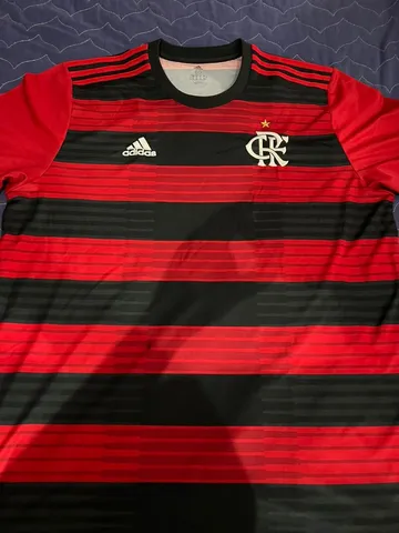 Camisa Original Flamengo Adidas Authentic Modelo Jogador Azul 2018