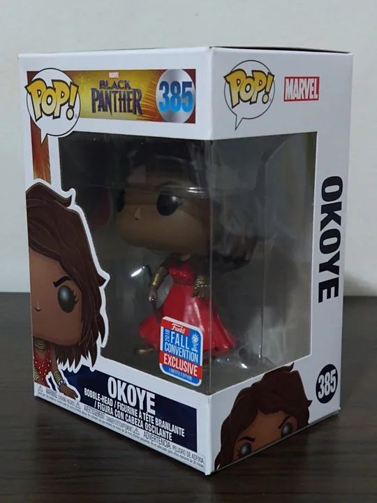 Funko Pop Okoye Red Dress 385 - Marvel - Black Panther - Pantera Negra - Foto 2