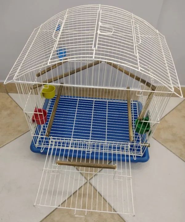 Gaiola para Calopsitas, Periquitos ou Agapornis