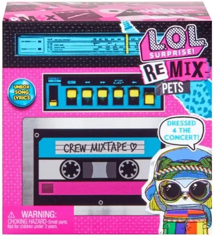 Boneca Lol Surprise Remix Hairflip Pets Candide