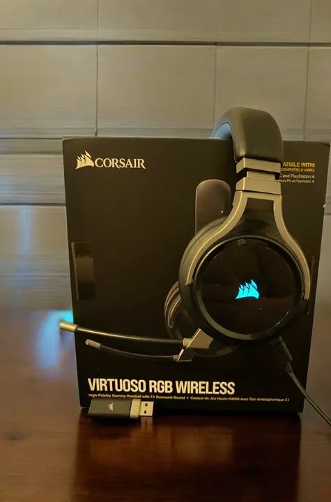 Headset Gamer Corsair Virtuoso RGB Wireless