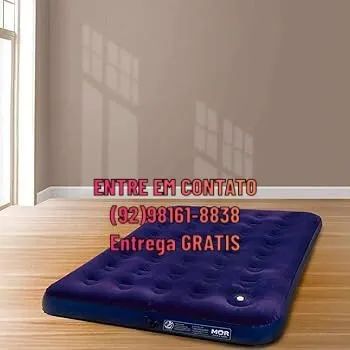 PROMOÇÃO!! Colchão casal inflável + Bomba aguenta até 300kg - Foto 2