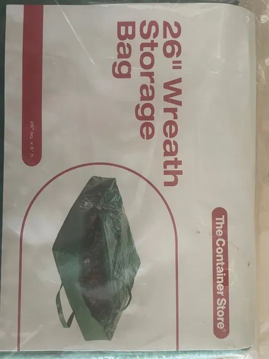 Saco de armazenamento para guirlanda na cor verde - Foto 2