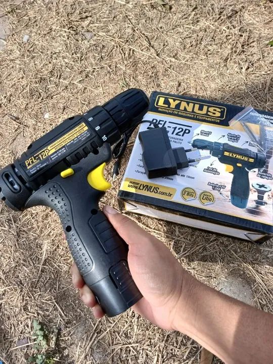 Parafusadeira lynus tipo palito nova mega barato - Foto 3