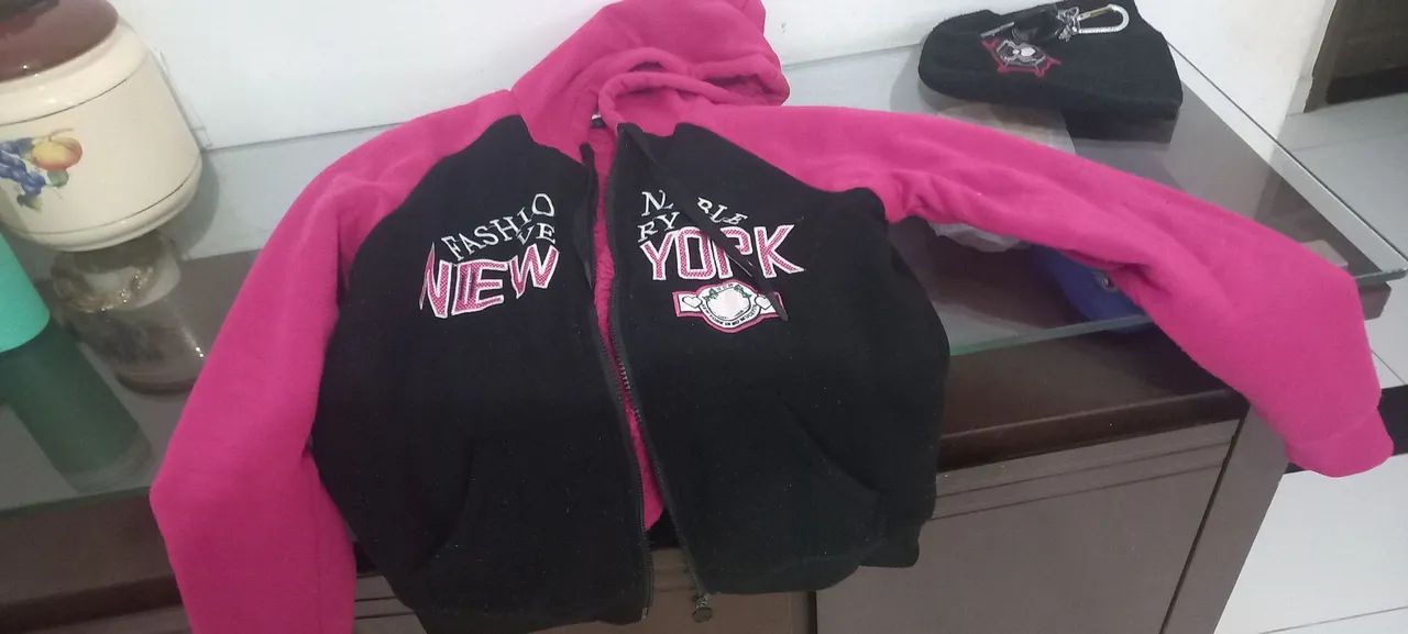 Casaco de Moletom New York Feminino